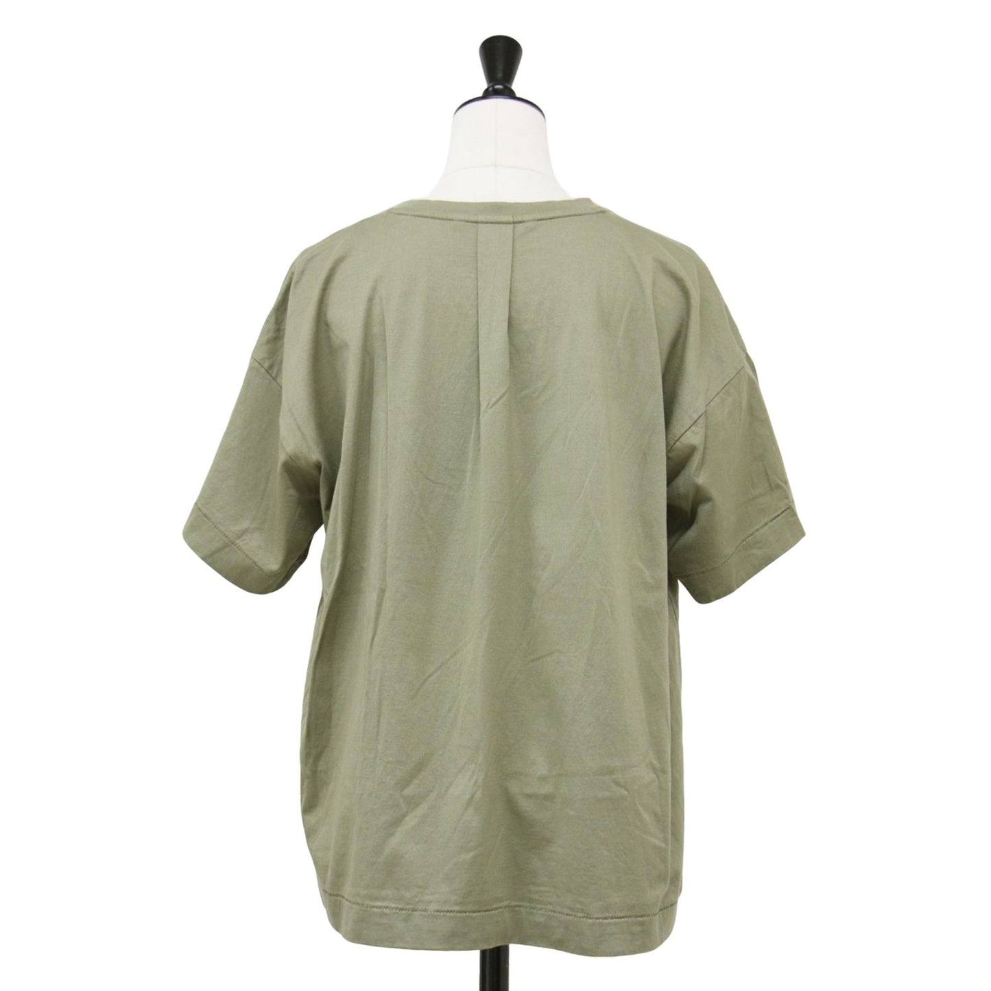 20秋冬 バック タック ワイド Tシャツ / カットソー 半袖 クルーネック ショートスリーブ コットン