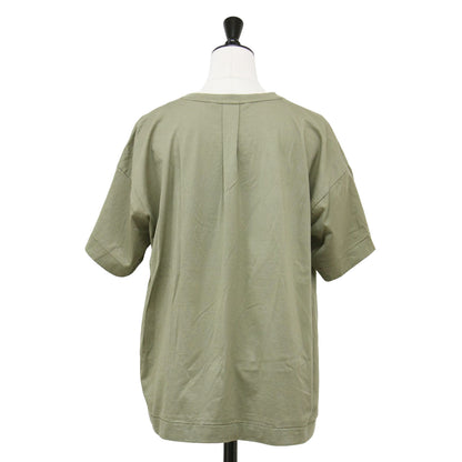 20秋冬 バック タック ワイド Tシャツ / カットソー 半袖 クルーネック ショートスリーブ コットン