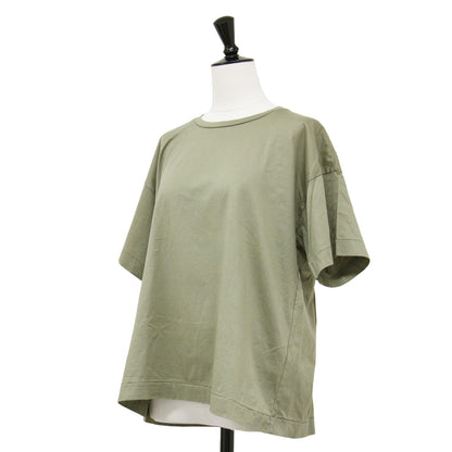 20秋冬 バック タック ワイド Tシャツ / カットソー 半袖 クルーネック ショートスリーブ コットン