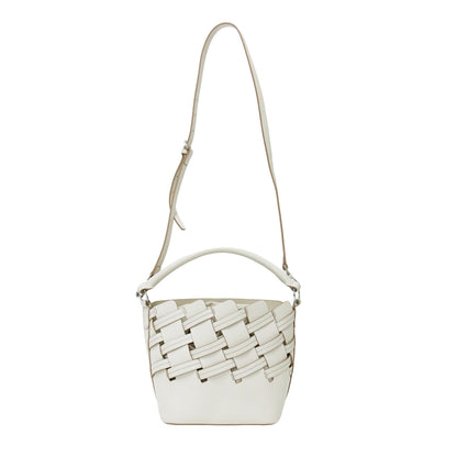 レザーメッシュ Basket 2WAY ショルダー BAG / バスケット ワンハンド 肩掛け 斜め掛け レザー