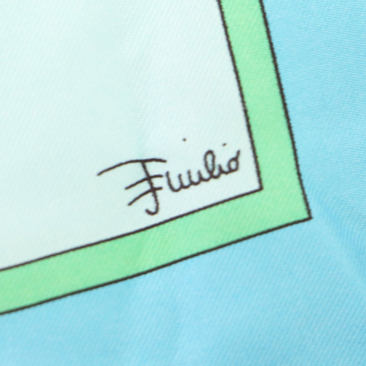 総柄 プリント スカーフ / シルク 正方形