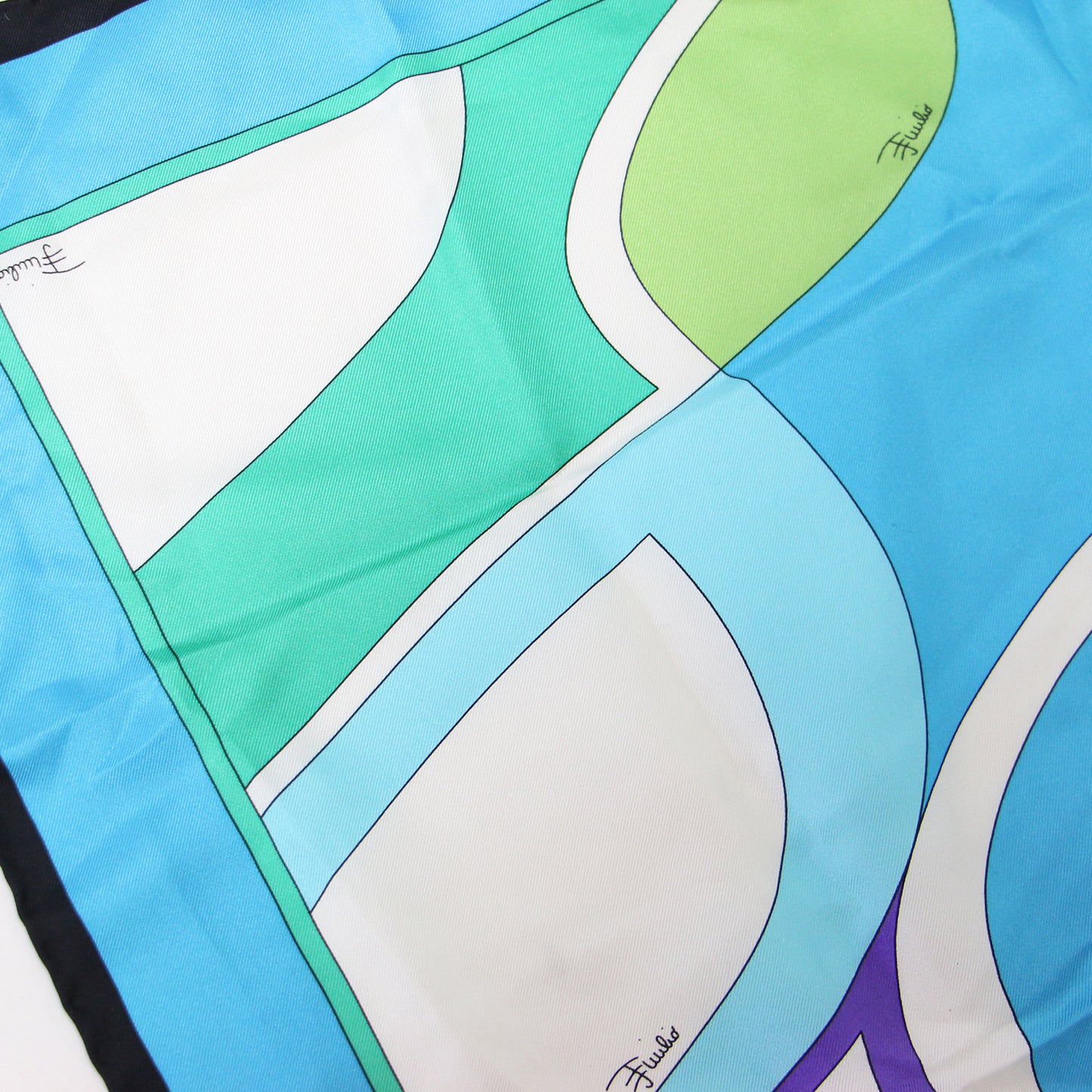 総柄 プリント スカーフ / シルク 正方形