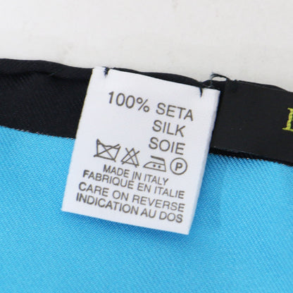 総柄 プリント スカーフ / シルク 正方形