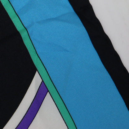 総柄 プリント スカーフ / シルク 正方形