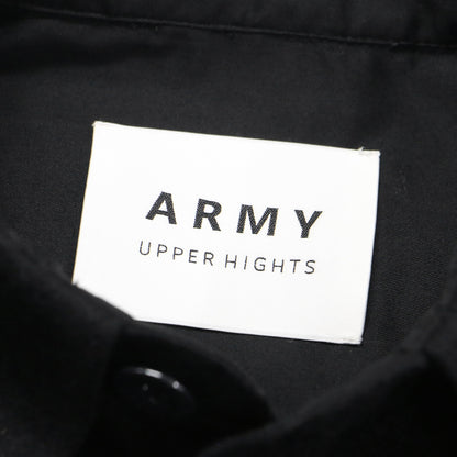 ウール シャツワンピース / THE OFFICER DRESS CPOシャツ 長袖 ミディ丈 スリット