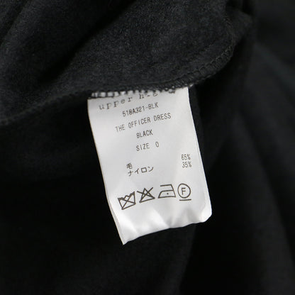 ウール シャツワンピース / THE OFFICER DRESS CPOシャツ 長袖 ミディ丈 スリット