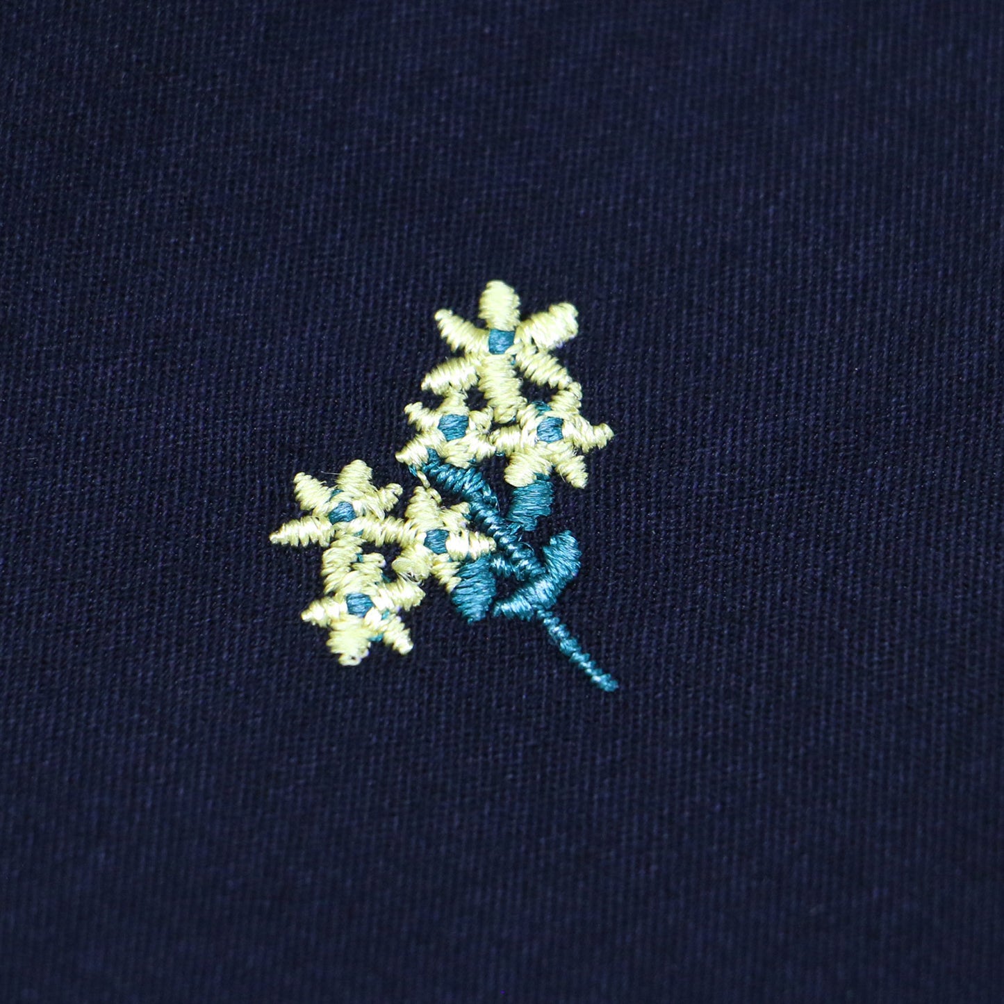 25春夏 ツイルフラワー 刺繍 タック パンツ / フルレングス ワイドセンタープレス 小花柄
