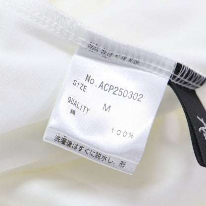 25春夏 シルケット フリルスリーブ プルオーバー カットソー / Tシャツ ノースリーブ ストレッチ