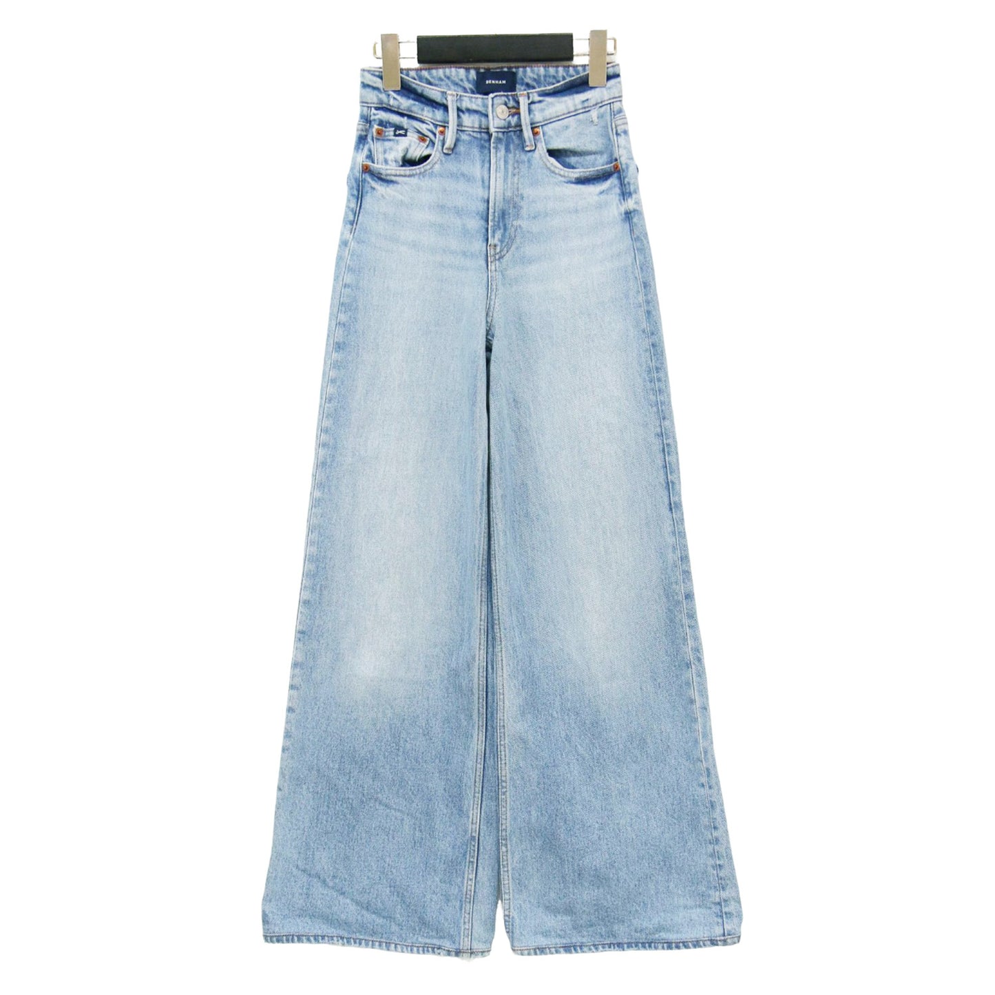 ワイド デニム パンツ / MIKU ハイウエスト フレア ストレッチ