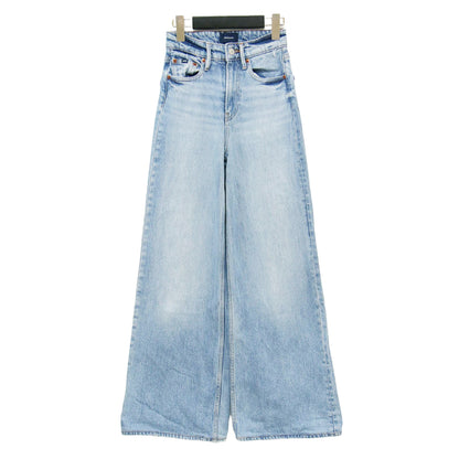 ワイド デニム パンツ / MIKU ハイウエスト フレア ストレッチ