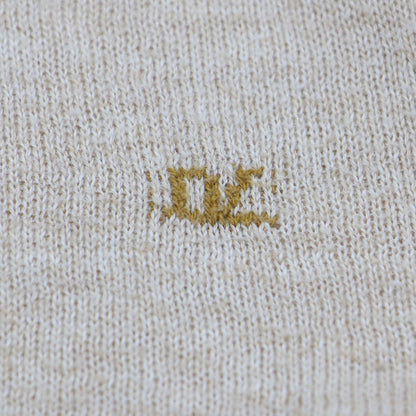 ホール超ガーゼの45色908タートル / ニット プルオーバー 長袖 ロングスリーブ コットン