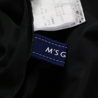 リバーシブル ステンカラー ロングコート / 長袖 Aライン 総柄 フレア タック