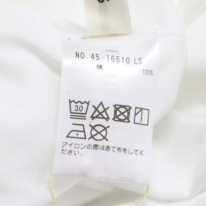 24秋冬 ローズ プリント 長袖 Ｔシャツ / カットソー ロングスリーブ クルーネック コットン