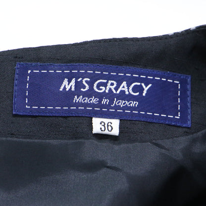 ギンガムチェック 花柄 ショートスリーブ ワンピース / ドレス 半袖 ミディ丈 フロッキー リボン