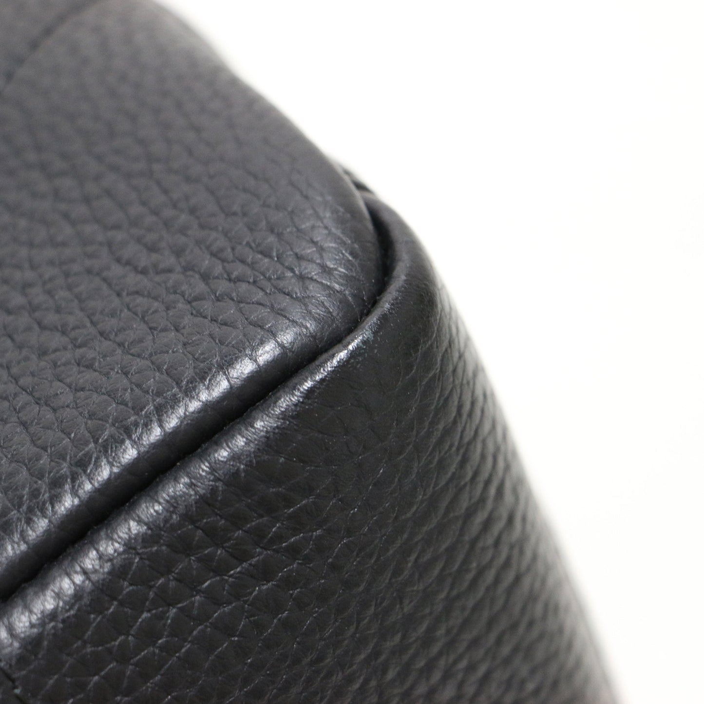 レザー トート バッグ / ハンドバッグ ターンロック 肩掛け スクエア