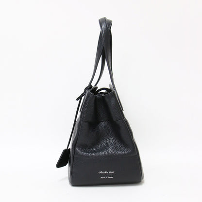 レザー トート バッグ / ハンドバッグ ターンロック 肩掛け スクエア