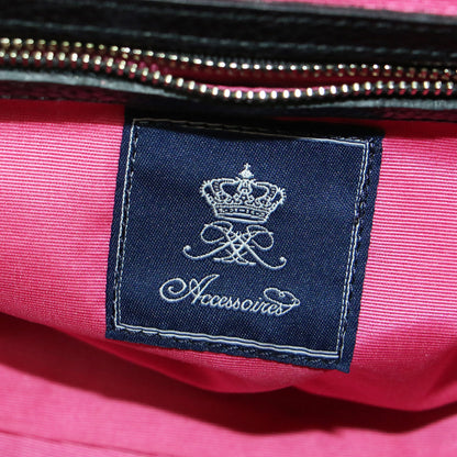 レザー トート バッグ / ハンドバッグ ターンロック 肩掛け スクエア