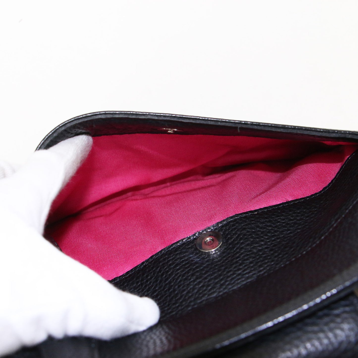 レザー トート バッグ / ハンドバッグ ターンロック 肩掛け スクエア