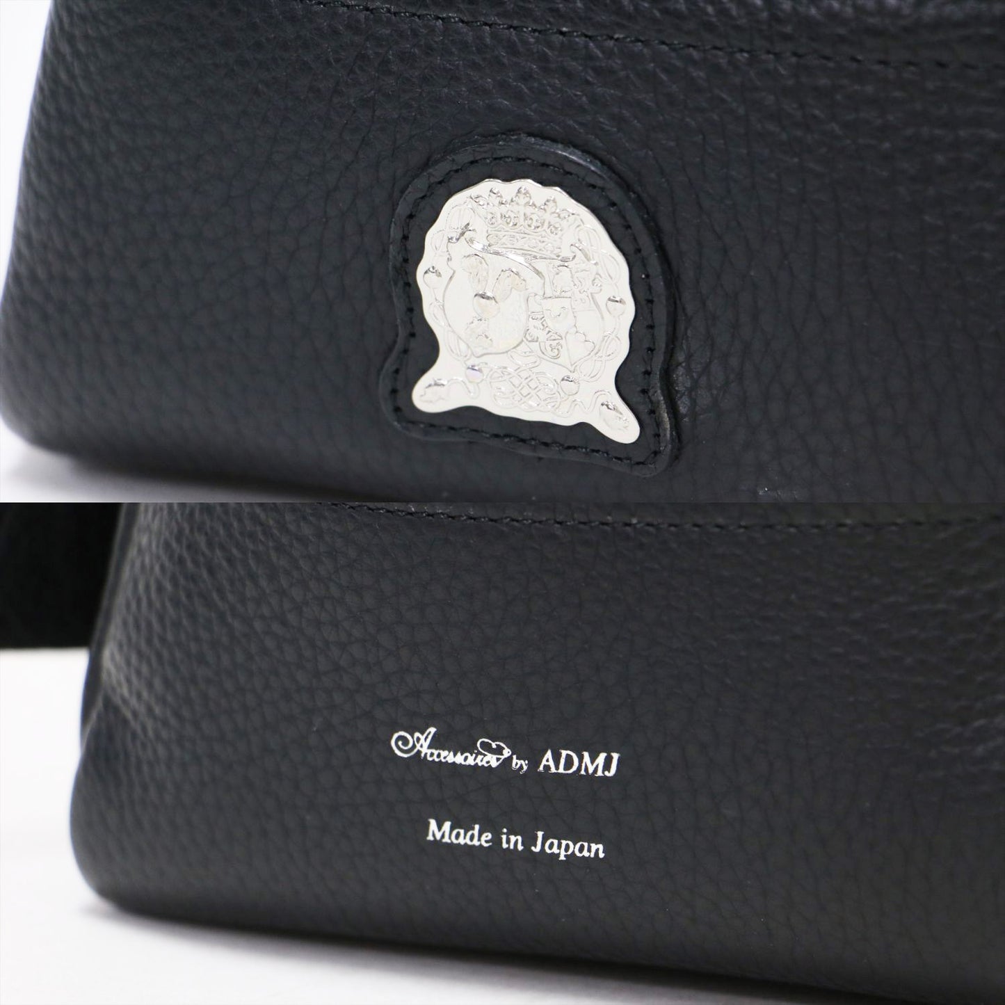 レザー トート バッグ / ハンドバッグ ターンロック 肩掛け スクエア