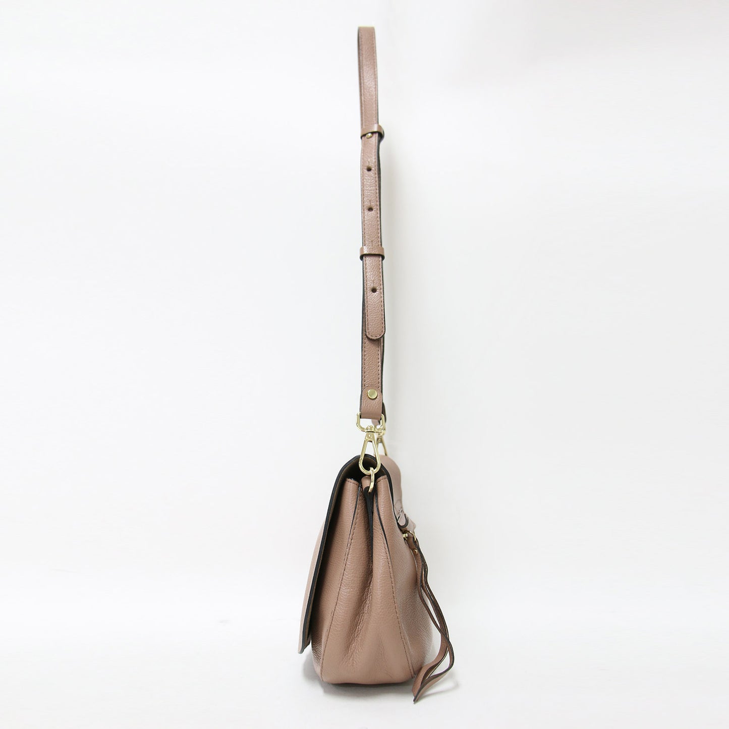 ヘレナ ラウンド ショルダーバッグ / HELENA Round Shoulder Bag 肩掛け クロスボディ レザー 本革