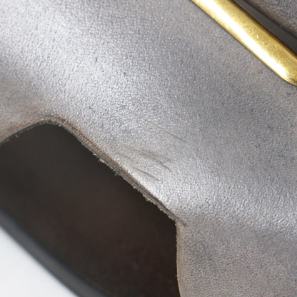 クロス レザー サンダル / GALERIE VIE VACCHETTA フラット ゴールド 金具