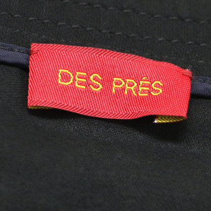 コットン ボイル ダブルクロス キーネック プルオーバー / ブラウス 長袖 Vネック ドルマンスリーブ ショート丈