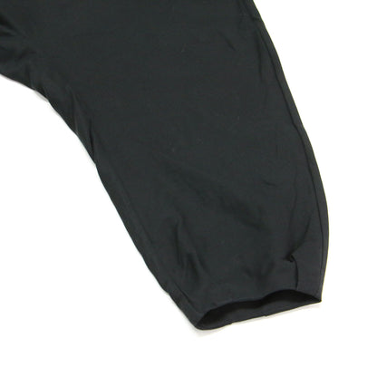 コットン ボイル ダブルクロス キーネック プルオーバー / ブラウス 長袖 Vネック ドルマンスリーブ ショート丈