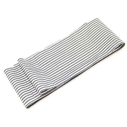 21春夏 ストライプ ギャザー スカート / マキシ丈 フレア リボン コットン