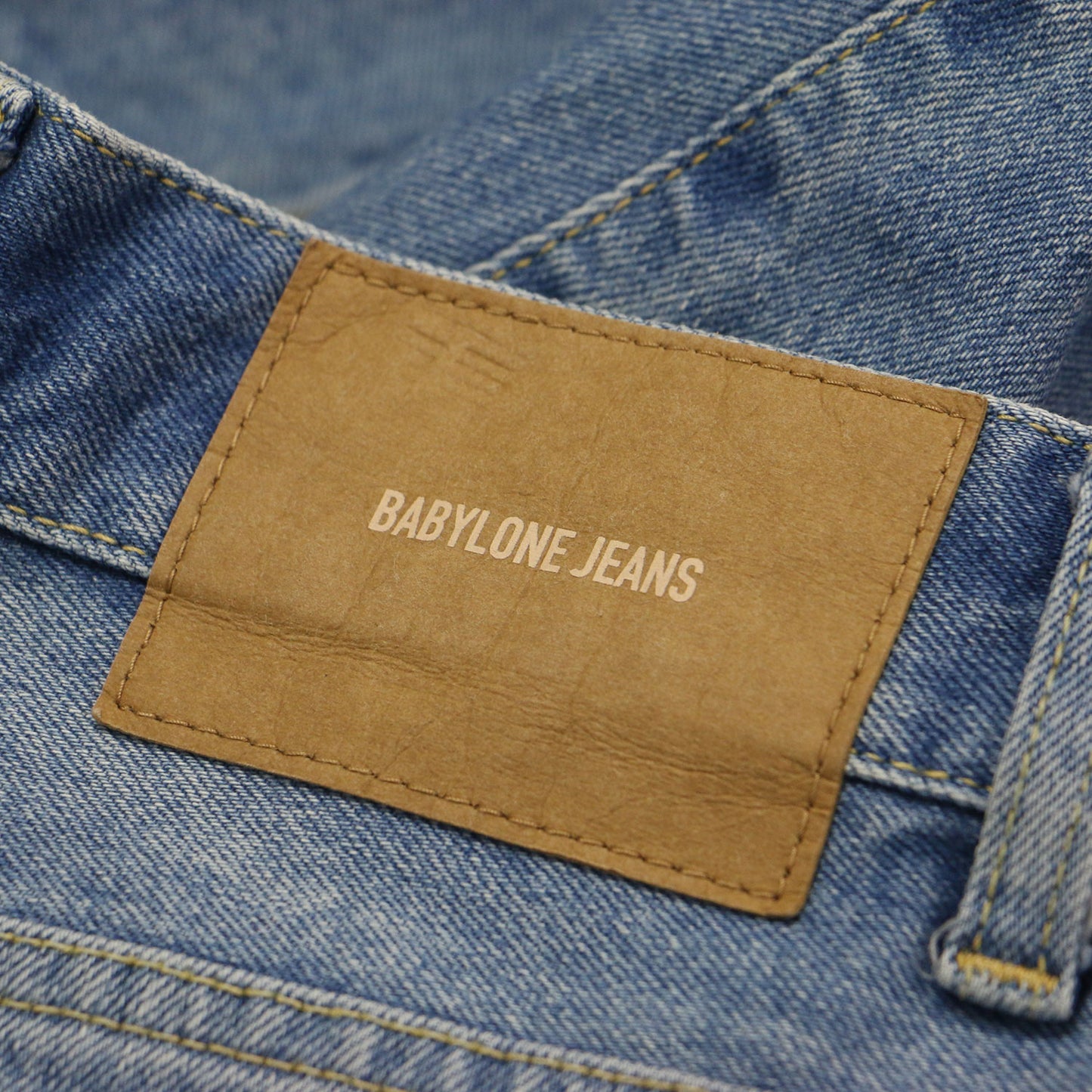 タック デニムパンツ / TUCK ハイウエスト テーパード ストレッチ