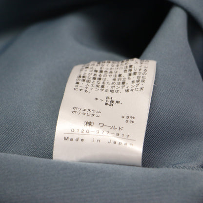 袖コンシャス ストレッチ ワンピース / ドレス 半袖 Vネック ミモレ丈 フレア Aライン ジョーゼット