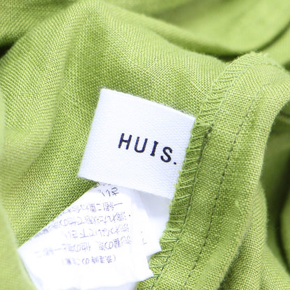 シャトルリネン ロングスカート / ミディ丈 フレア ギャザー ウエストゴム