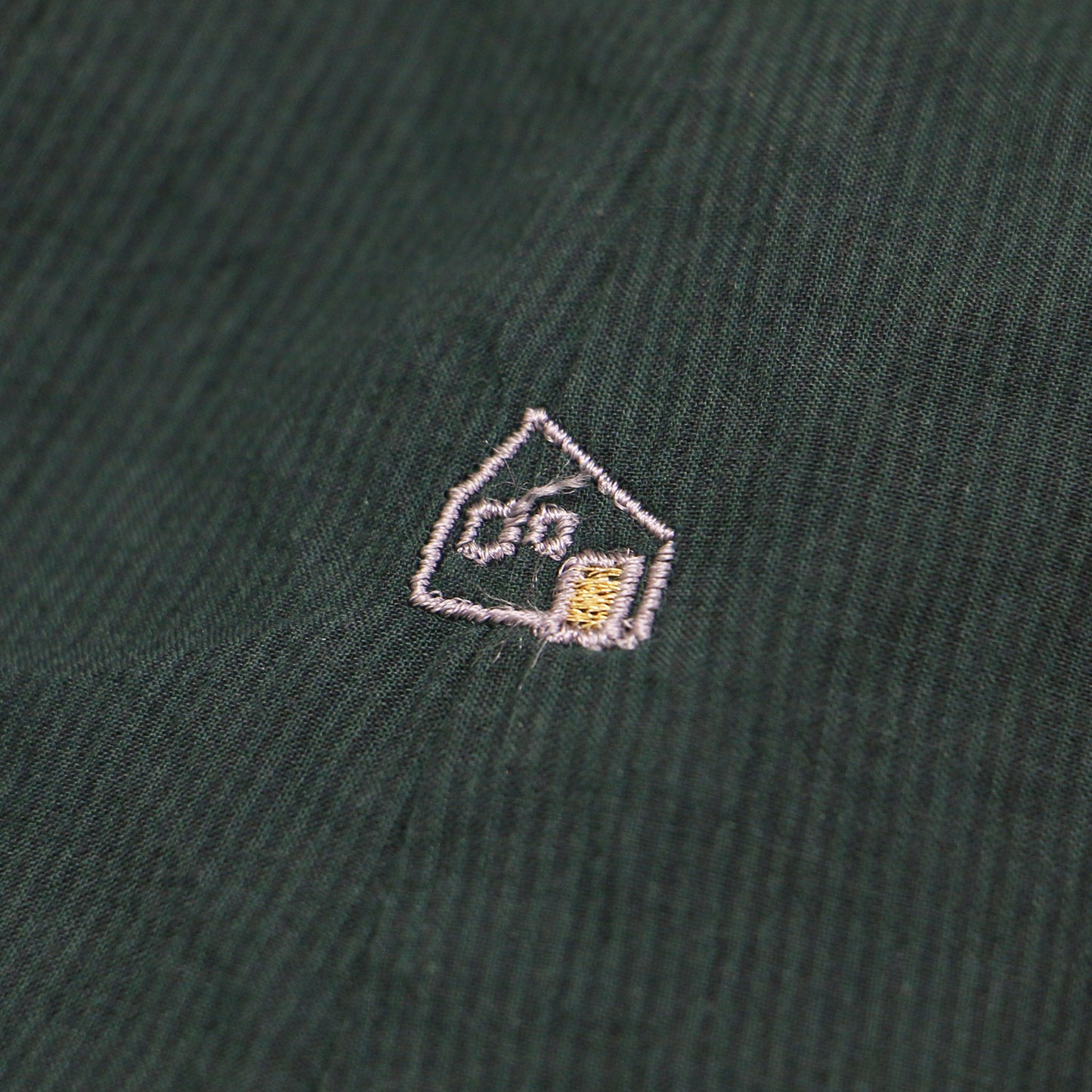 遠州織物なめらかコットン バルーンスリーブ ワンピース / シャツ ノーカラー 長袖 ドロップショルダー ワイド ラウンド スリット