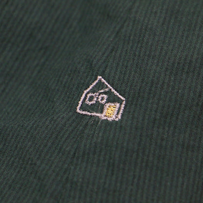 遠州織物なめらかコットン バルーンスリーブ ワンピース / シャツ ノーカラー 長袖 ドロップショルダー ワイド ラウンド スリット