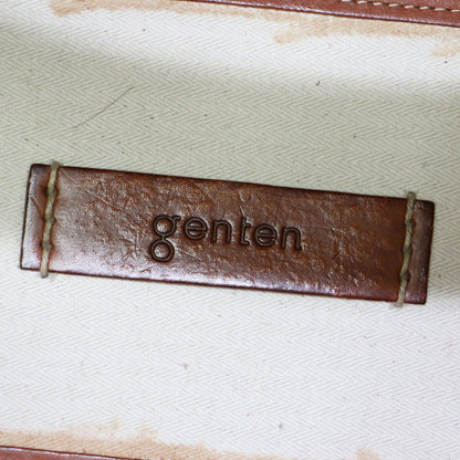 レザー アマーノ トートバッグ S / ハンドバッグ ステッチ ロゴ 牛革