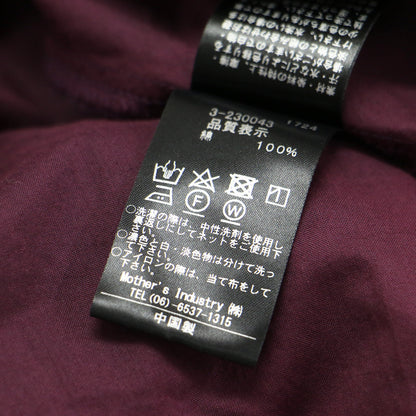 24秋冬 ピンタック パフスリーブ シャツ / チュニック 長袖 バルーンスリーブ スタンドカラー フレア