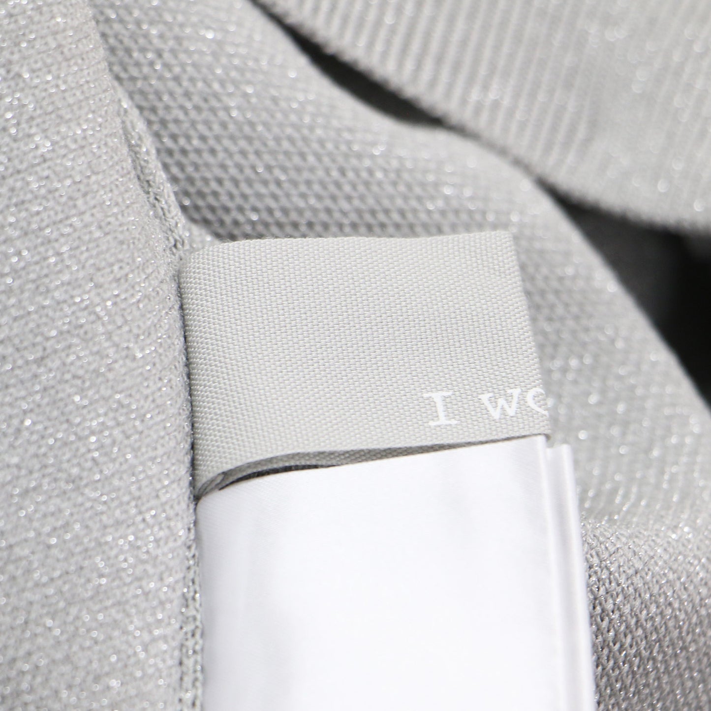 24秋冬 パフスリーブ ラメ ニット 半袖 カーディガン / クルーネック 5分袖 ビジューボタン