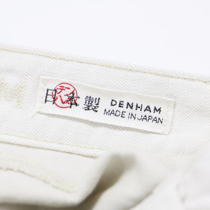 24春夏 ハイウエスト ストレート デニム パンツ / ワイドパンツ フルレングス 5ポケット ストレッチ コットン