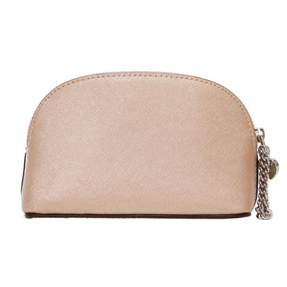 チャーム付き ファスナー ミニ ポーチ / ハート チェーン ロゴ