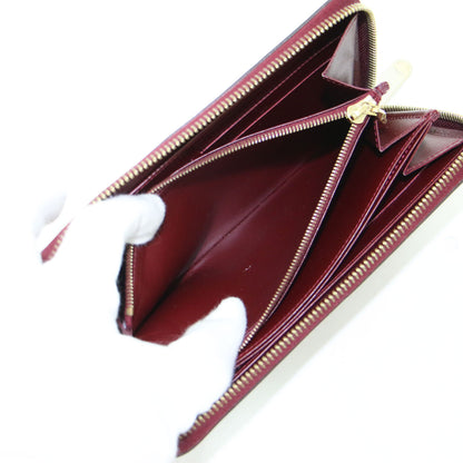 ヴェルニ ジッピーウォレット ルージュフォーヴィスト M91536 / 長財布 ラウンドジップ モノグラム カーフスキン エナメル