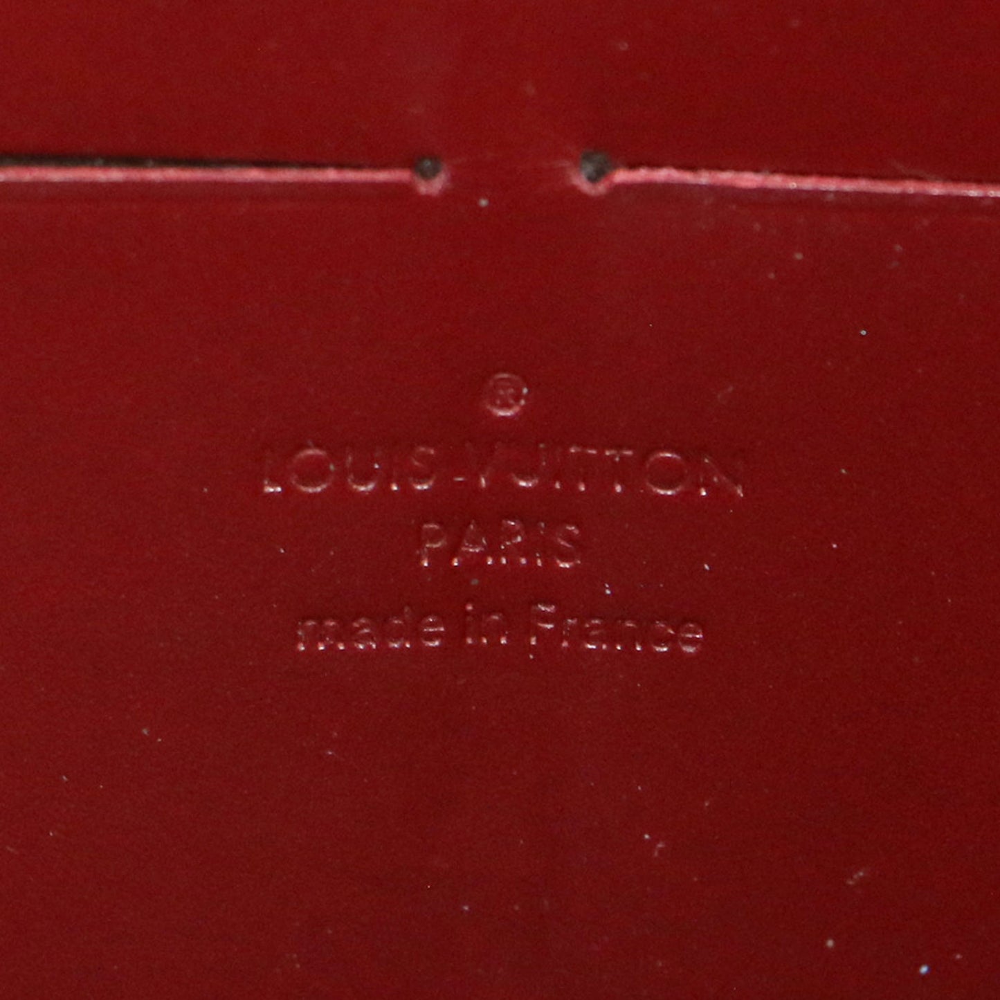 ヴェルニ ジッピーウォレット ルージュフォーヴィスト M91536 / 長財布 ラウンドジップ モノグラム カーフスキン エナメル