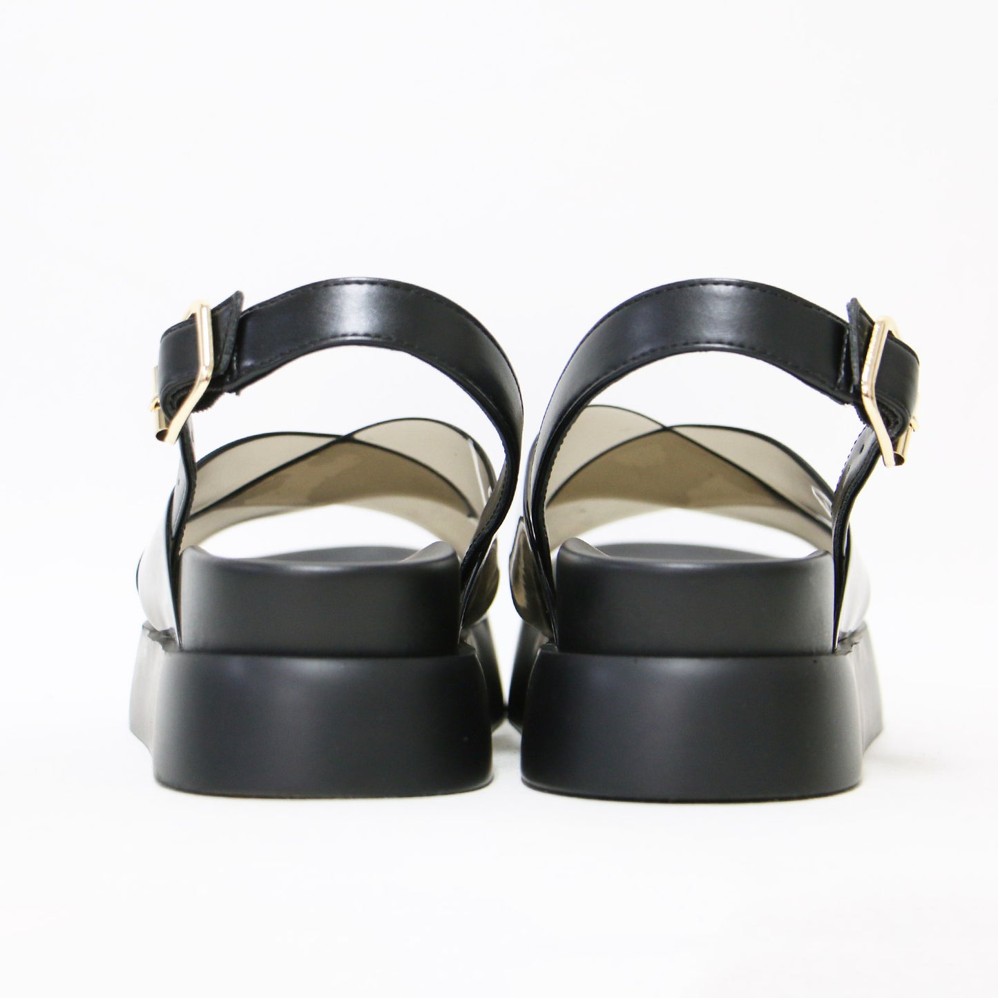 25春夏 レザー PVC クロスサンダル / SAMUEL 厚底 フラット 防水素材