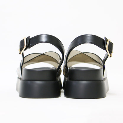 25春夏 レザー PVC クロスサンダル / SAMUEL 厚底 フラット 防水素材