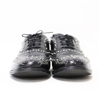 バードウッド メット ウィングチップ レースアップ シューズ / Burwood Met. ドレスシューズ メタルスタッズ レザー