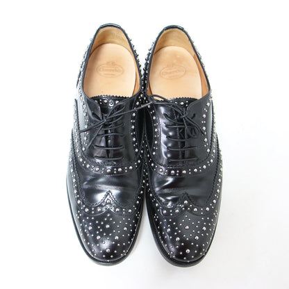 バードウッド メット ウィングチップ レースアップ シューズ / Burwood Met. ドレスシューズ メタルスタッズ レザー