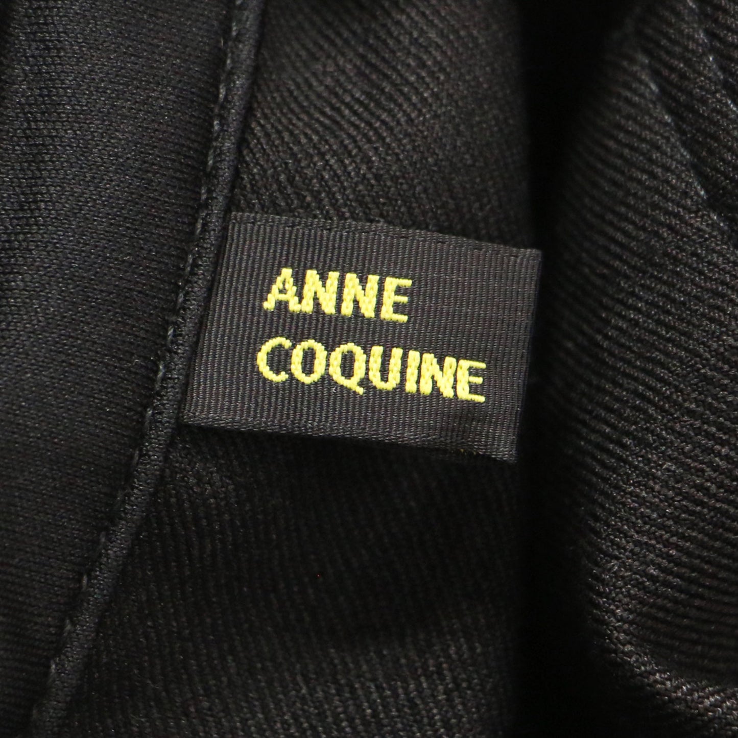 ポケット 刺繍 テーパード パンツ / ストレッチ コットン