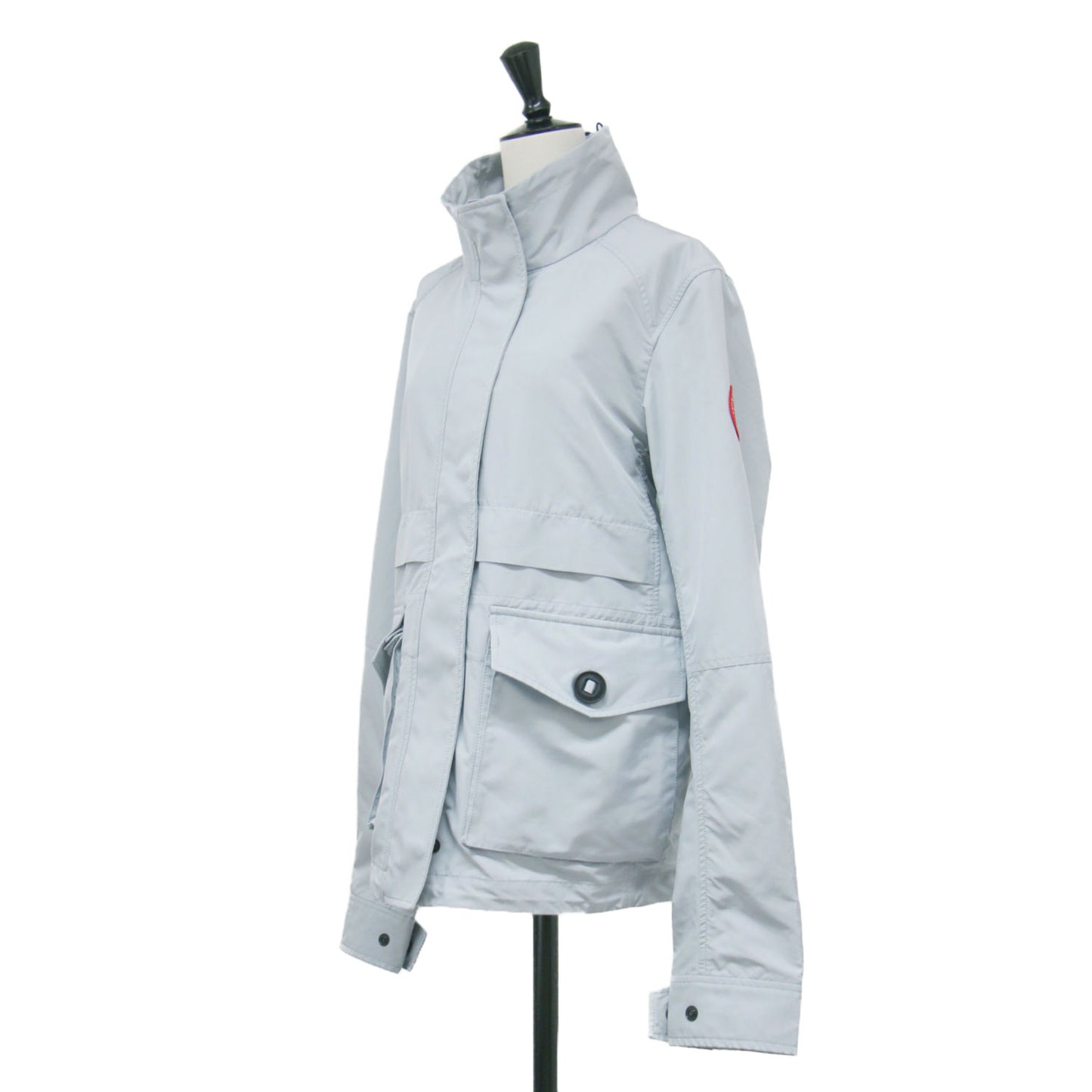 エルミラ ボンバー ジャケット / ELMIRA BOMBER ブルゾン スタンドカラー 長袖 スナップボタン ファスナー ワッペン ナイロン