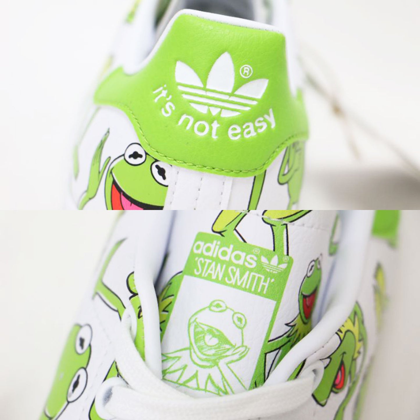 × KERMIT THE FROG 21春夏 STAN SMITH FZ2707 / スタンスミス カーミット ローカット レースアップ スニーカー