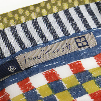 20春夏 アニマルプリント コットン ストール / AMI 大判 フリンジ 薄手