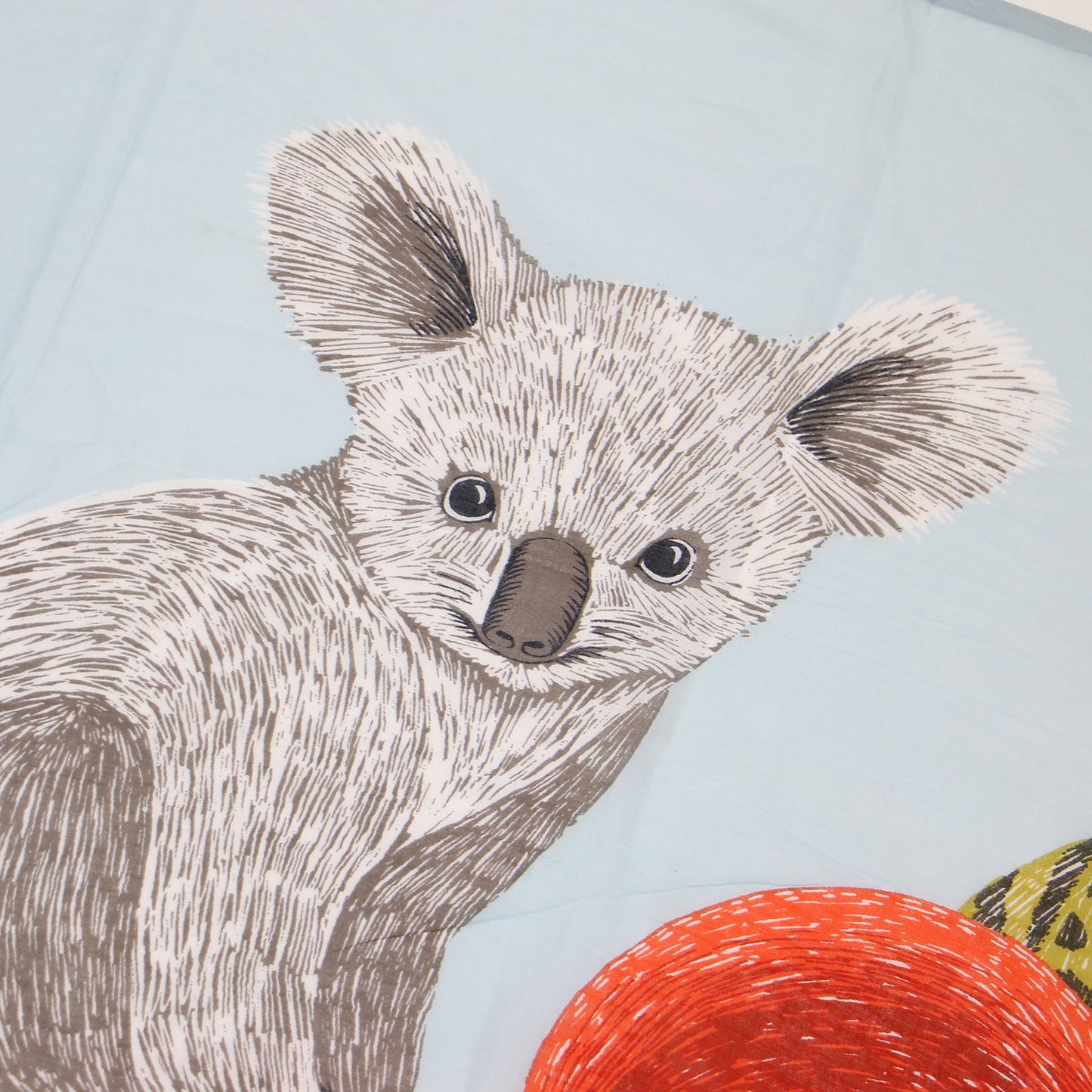 20春夏 アニマルプリント コットン ストール / AMI 大判 フリンジ 薄手