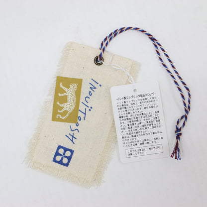 20春夏 アニマルプリント コットン ストール / AMI 大判 フリンジ 薄手